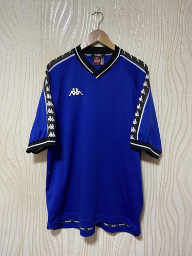 1999 2000 KAPPA TEMPLATE FOOTBAL SHIRT SOCCER JERSEY sz XL MEN BLUE - 第 1/16 張圖片