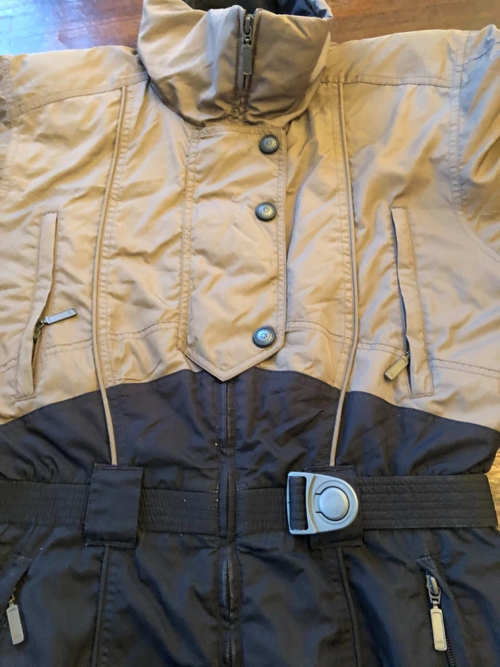 COLUMBIA Sportswear Co. Damas 1 Pieza Traje de Nieve/Esquí/Snowboard Negro/Verde L Foto 3 de 4