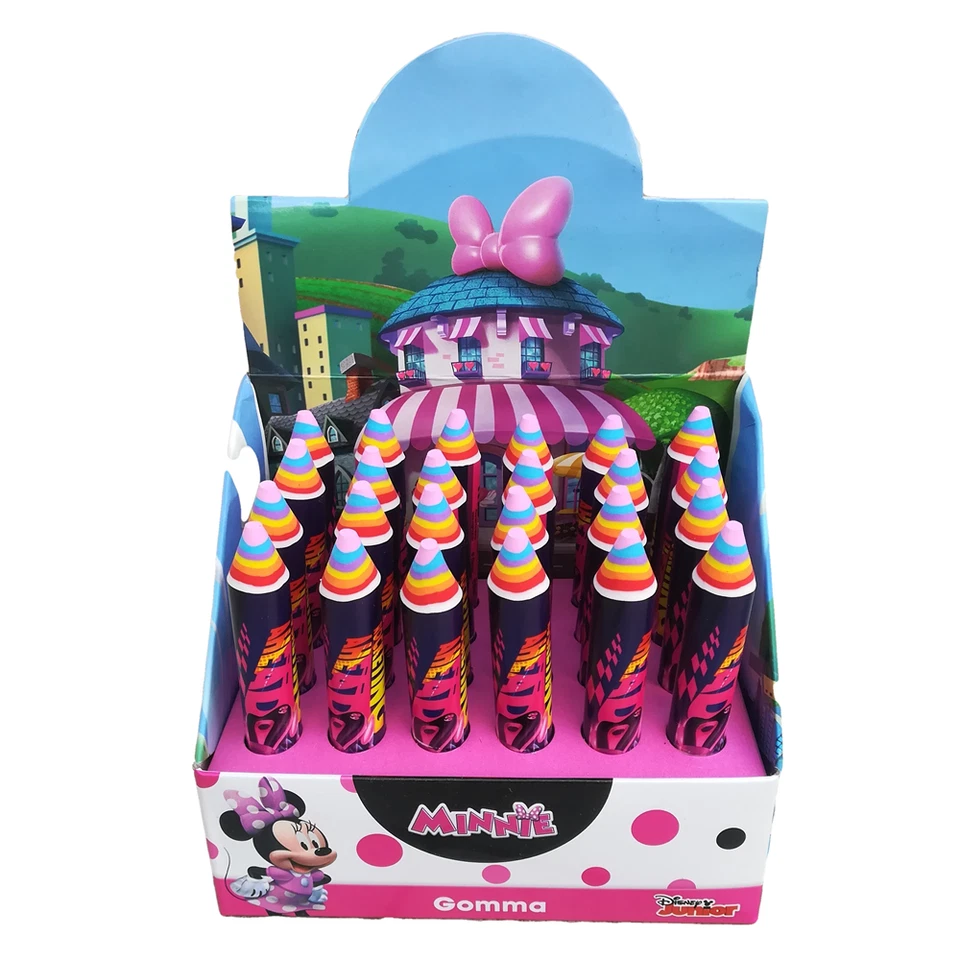 GOMMA MINNIE DISNEY MOUSE 3D FORMA MATITA CM. H 13,5 - MIN0275 - Immagine 2 di 4