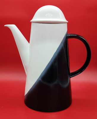 2.1 Goebel Kaffeekanne + Deckel * Mr X * Black & White 1986 Hans Welling