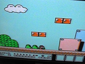 NES CONSOLE & RF SWITCH, MODEL NO. NES-001 - TESTED - CONSOLE ONLY - READ BELOW-