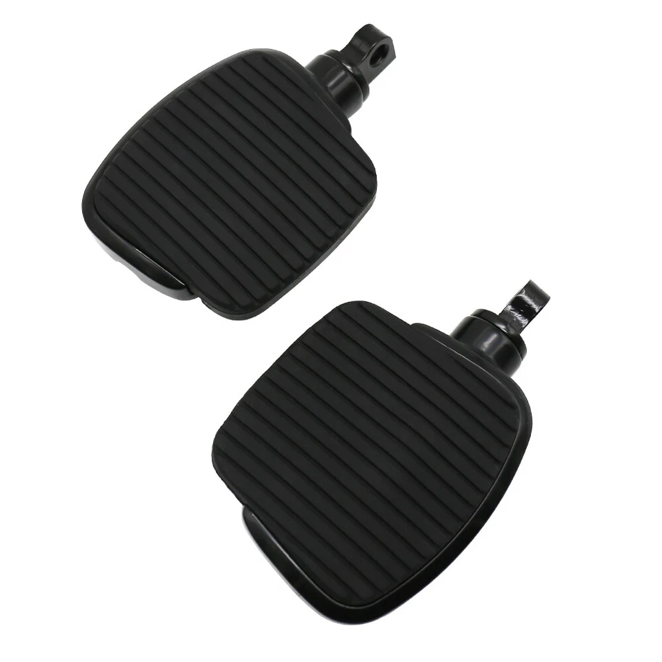10mm Black Footpeg Pedal Passenger Rear Rider For Harley Dyna Street Bob FXDB US - Image 2 of 4