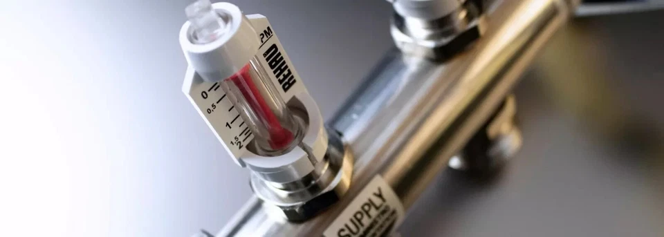 REHAU Stainless Steel PRO-BALANCE Radiant Heat Manifold- 4 Circuit (381104-001) - Image 3 of 3