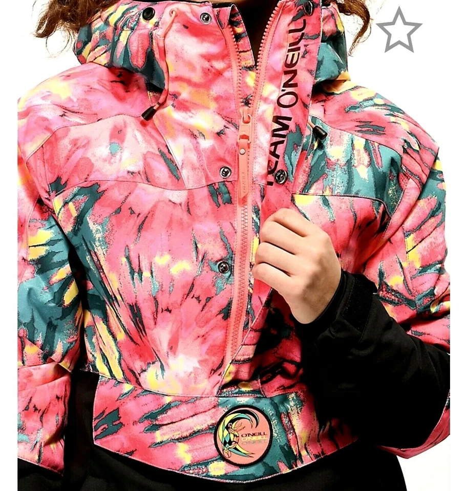 Chaqueta de snowboard/esquí O'Neill PW Frozen Wave Tie Dye Anorak talla S Foto 3 de 4