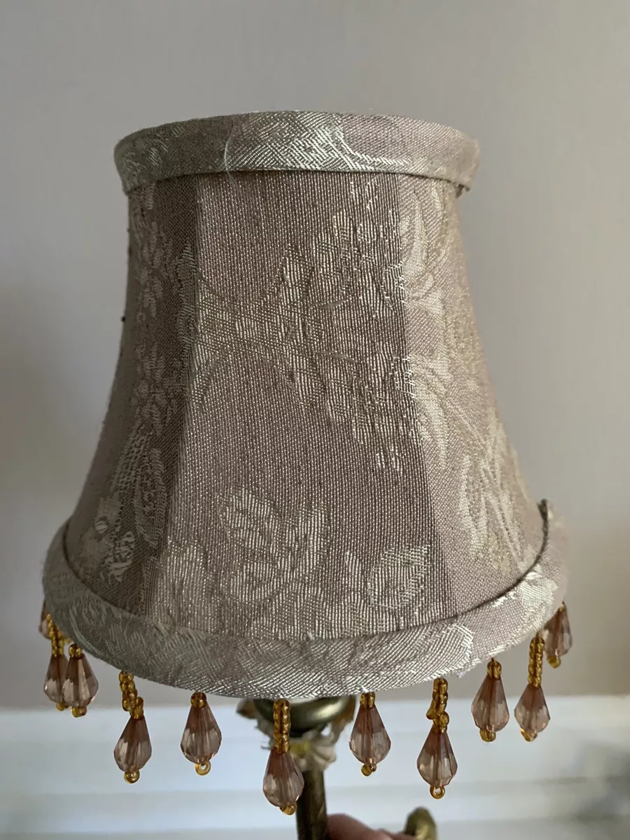 Vintage clip on lamp cheap shades