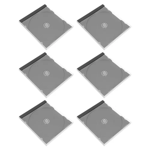 6 Pcs Protects Discs Case Jewel Case Inserts Disc Storage Pouch Slim Jewel Cases