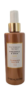 NEW VICTORIA'S SECRET PINEAPPLE & SHEA GLOW SELF TANNING WATER with ALOE 6.5 oz