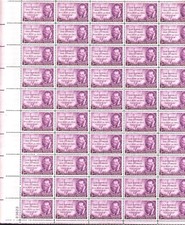 #946 JOSEPH PULITZER. MINT SHEET.  F-VF NH. BCV $13