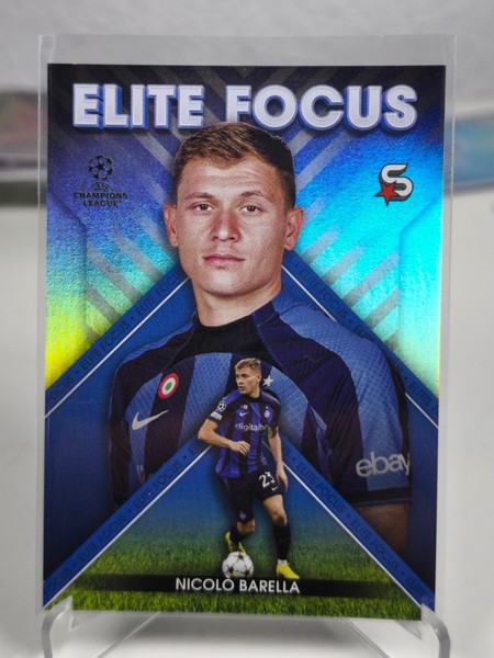 Nicolo Barella - Inter de Milan - Topps UCL Superstars UEFA 2022/23 Elite Focus