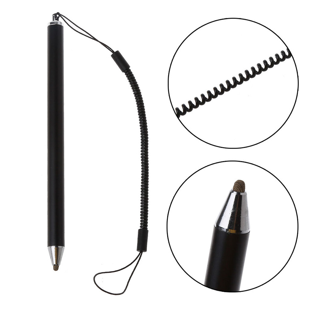 Anti-lost Lanyard Touch Screen Stylus Pen Fibre Stylus Mesh Micro