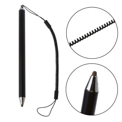 Anti-lost Lanyard Touch Screen Stylus Pen Fibre Stylus Mesh Micro