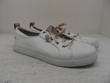 Sperry Women's 4 Eye Lace Up Casual Shoe STS82657 White Size 9M