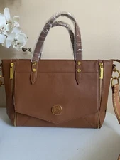 JOY Chic Leather Satchel Handbag Plus RFID Tech & Anti-Microbial