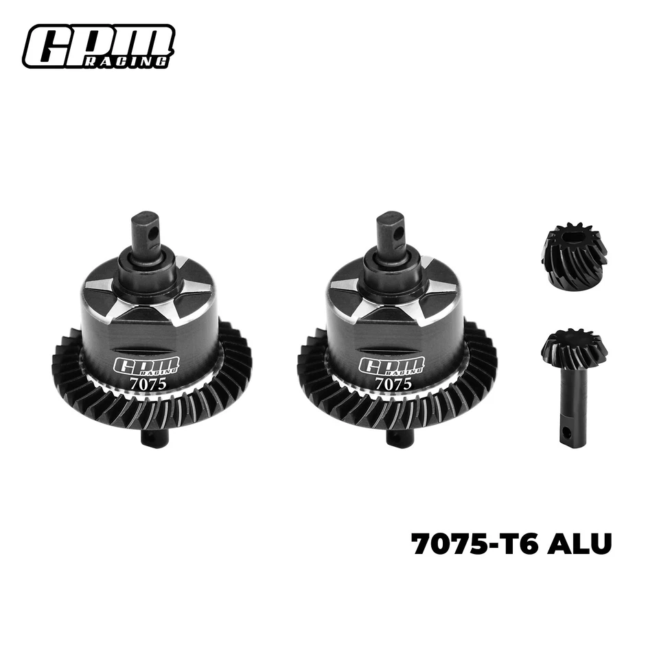 GPM Carbon Steel + 7075 Alloy F&R Complete Diffs TRAXXAS Slash 4X4 XO-01 Jato 4S - Image 2 of 4