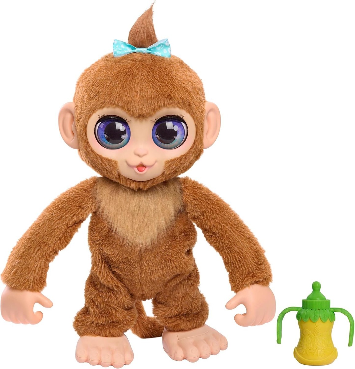 MONKI Nof.M せかいせいふくP FurReal Peanut The Playful Monkey Interactive Toy | eBay