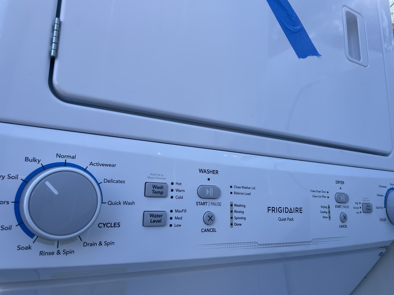 Frigidaire Flce7522aw Washer Dryer Combo,240V,22A,White 12505385933 eBay