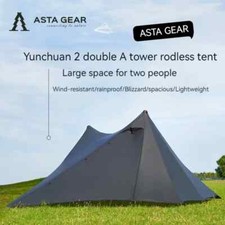 Silicon-coated Double 15D Nylon Rodless Camping Hiking Outdoor Ultralight Tent