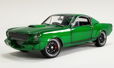 1965 SHELBY GT350R STREET FIGHTER GREEN HORNET in 1:18 scale by Acme