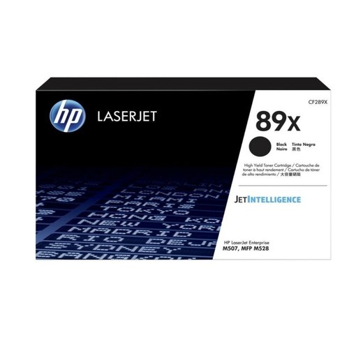 HP 89X Noire Cartouche de Toner - CF289X - Afbeelding 1 van 1