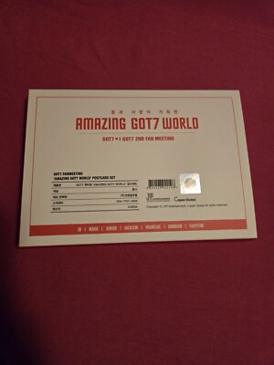 GOT7   トレカ  2nd ファンミ USED] GOT7 AMAZING GOT7 WORLD 2ND FAN MEETING OFFICIAL POSTCARD