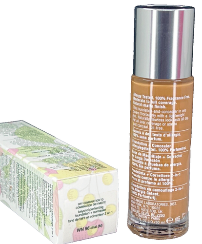 Clinique Beyond Perfecting Foundation+Concealer WN 96 Chai (M)  1 oz NIB - Picture 3 of 6