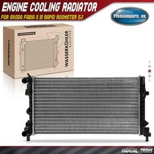 ENGINE COOLING RADIATOR FOR SKODA FABIA II III RAPID ROOMSTER 5J 6R0121253A NEW