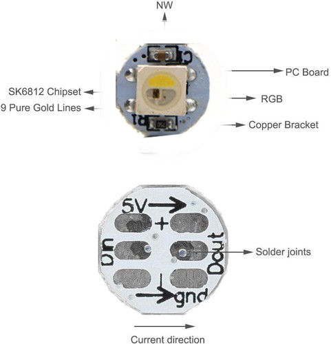 LED Chip WS2812B sk6812 pcb Board Strip Individually Addressable Digital 5V led - Picture 2 of 17