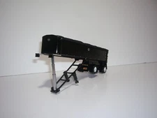 DCP FIRST GEAR 1/64 BLACK SIDED W/T BLACK TARP SPREAD AXLE MAC TRAILER COAL DUMP