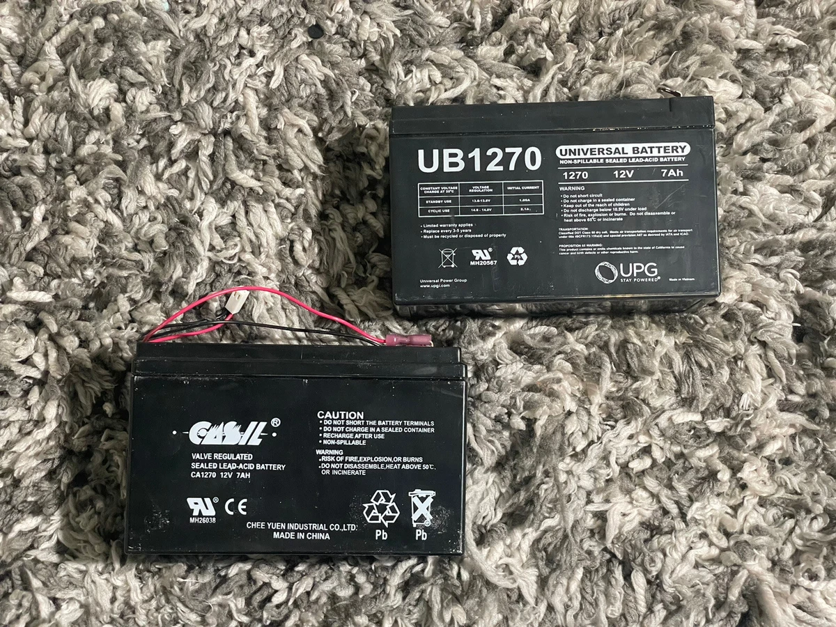 2 Pack - BATTERY REPLACEMENT ENDURING 6-DW-7 12V 7AH BATTERY