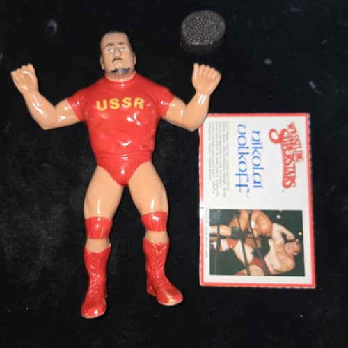 Vintage LJN WWF Nikolai Volkoff Complete Figure Or...