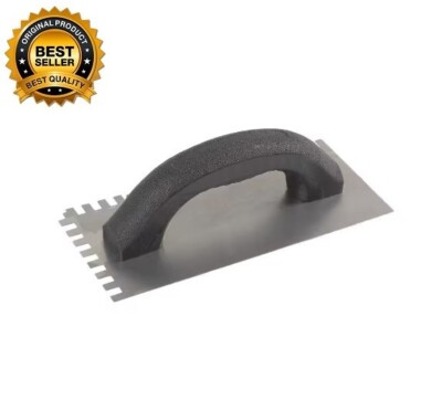 9 In. X 1/2 In. X 1/2 In. Square-Notch Flooring Trowel, Free Shipping