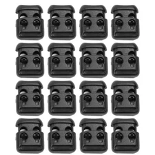 30PCS Shoe Lace Shoelace Buckle Rope Clamp Cord Lock Stopper Run Sports Clip