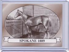 1991 HORSE RACE STAR CARDS KENTUCKY DERBY ID89 #15 SPOKANE 1889