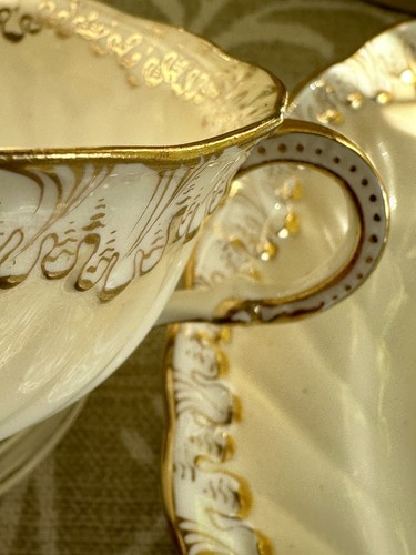 Antique Teacup Trios x Two! George Jones & Sons Crescent China FOR DISPLAY ONLY - Picture 8 of 24