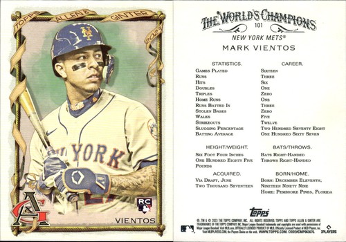 2023 Topps Allen & Ginter Baseball Complete Your Base Set #1-400 You Pick! - Picture 39 of 124