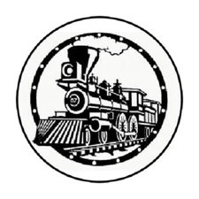 48 Train !!  ENVELOPE SEALS LABELS STICKERS 1.2" ROUND