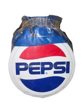 Vintage Pepsi Old Logo Plastic Water Bottle with Lanyard Beand New