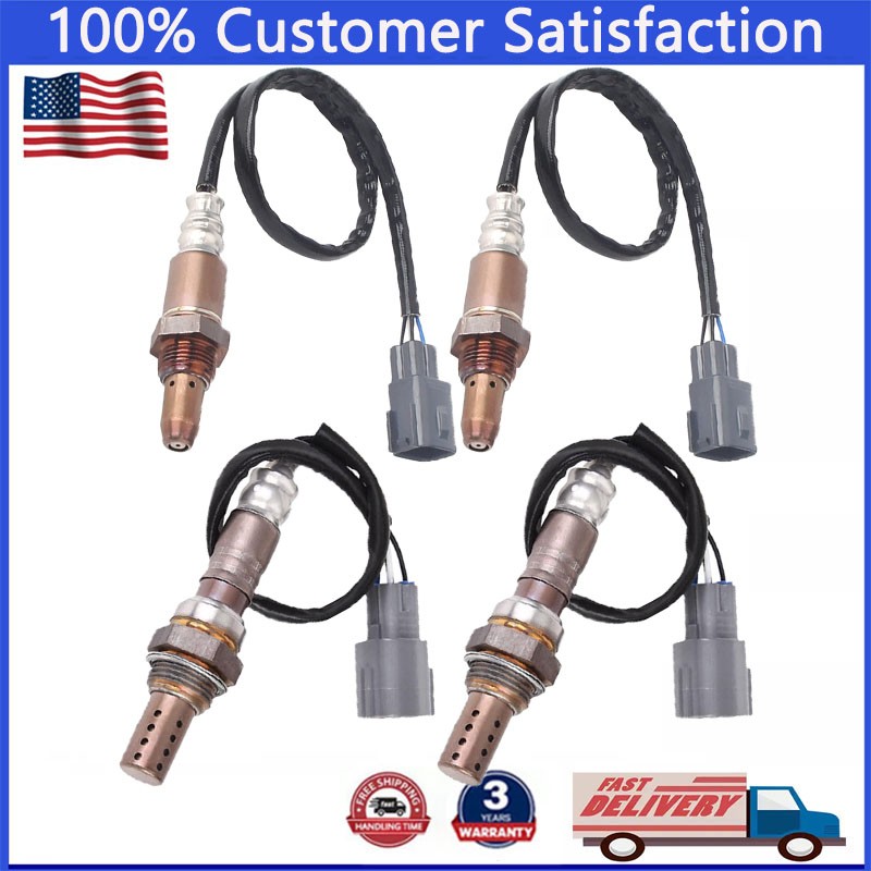 For 2010 2011 2012 Toyota Sequoia V8 4.6L 4PCS Upstream+Downstream Oxygen Sensor