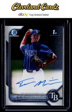 2022 Bowman Draft #CDA-TM Trevor Martin Chrome Draft Pick Autographs
