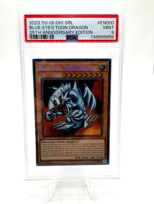 2023 Yugioh SRL Blue-Eyes Toon Dragon 25th Anniversary Edition PSA