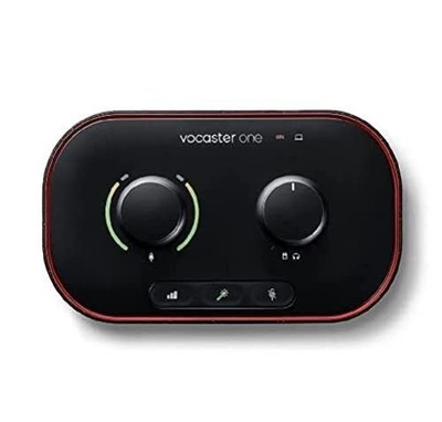 Focusrite Vocaster One Podcasting Interface for Recording as a Solo Creator