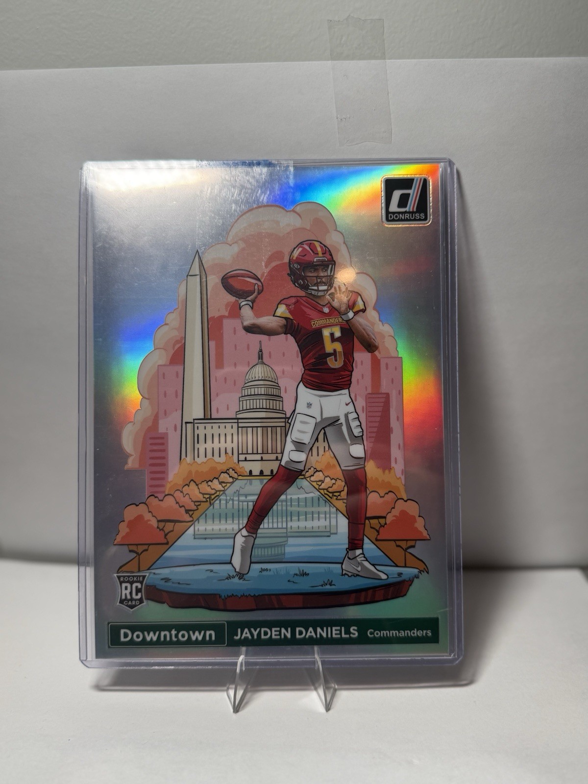 2024 Panini Donruss - Oversized Downtown! Jayden Daniels (RC) In Top Loader