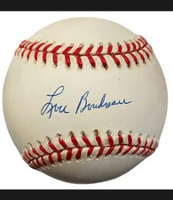 Lou Boudreau Signed Baseball JSA COA