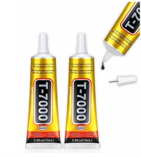 T-7000 15ml (2 PK) Rhinestone Black Glue Multi-purpose For Jewelry Glass Phone