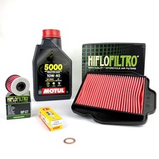 Honda CB125F 2021-2023 Full Service Kit Motul Oil Hiflo Filters + Drain Washer