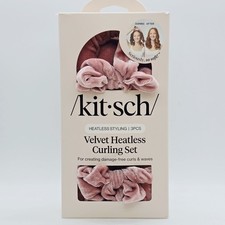 Kitsch Velvet Heatless Curling Set For Damage Free Curls Waves