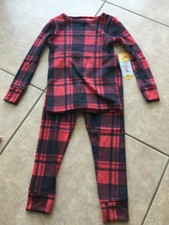 NEW, TODDLER 2PC RED BUFFALO CHECK SUPER SOFT PAJAMA SET, SIZE 3T