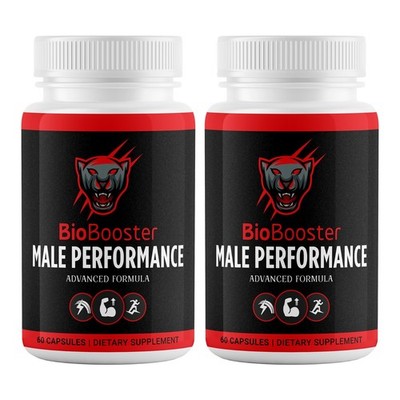 (2 Pack) BioBooster Testo Booster for Men Bio Booster Performance + ed Pills