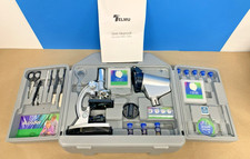 Microscope  Scientific Kit For Kids MicroSet 300X- 1200X Slides Specimens Tools