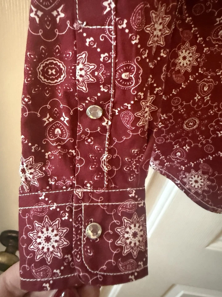 女童西部衬衫 L 码 — 第 3/4 张图片